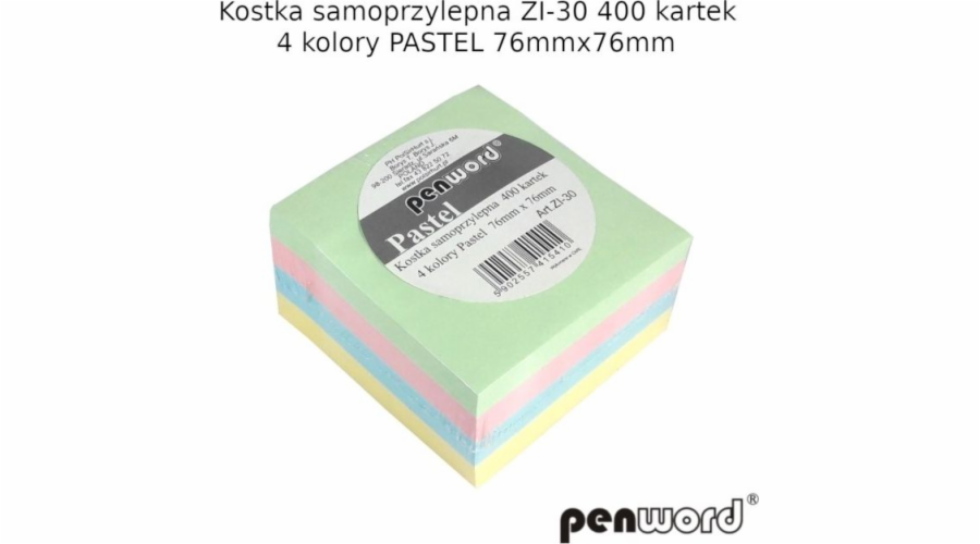 Polsirhurt Cutty Self -Panty. Pastel 76MMX76MM ZI-30 400 Karty