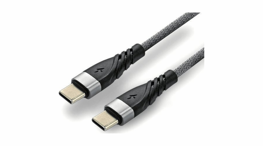 Kabel USB Eveactive Cable USB-C Apple-Apple Lightning 100cm Eveactive CBB-1CIG pro rychlé nabíjecí dodávky 20w šedé