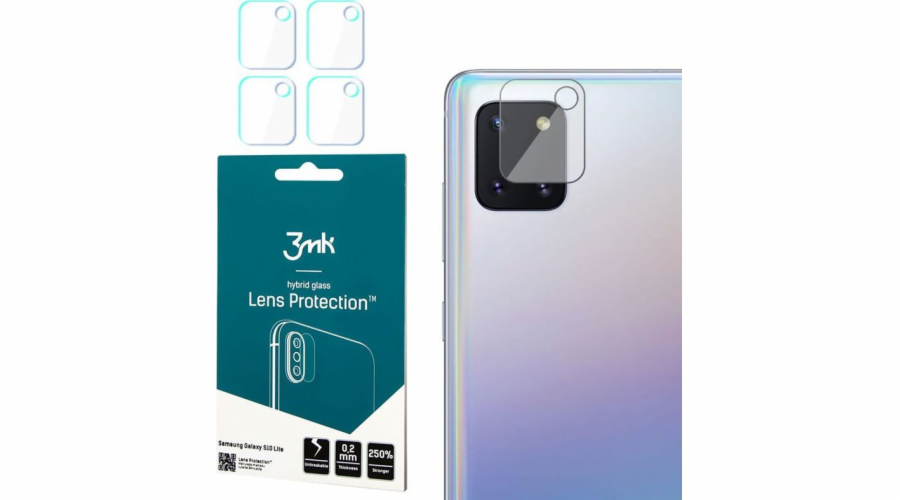 3MK sklo pro fotoaparát 3MK Hybrid Glass X4 Lens pro Samsung Galaxy Note 10 Lite Universal