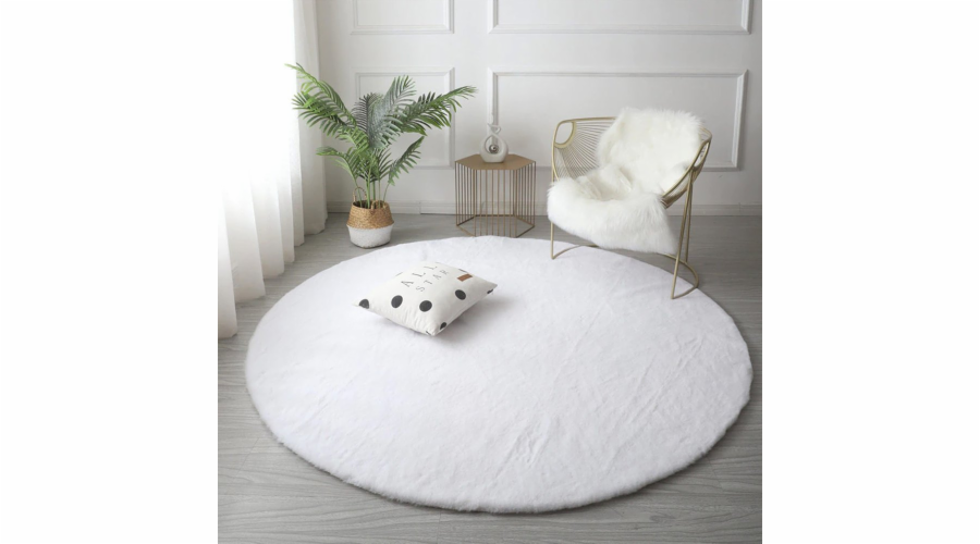 Strado Kulatý koberec Rabbit Strado 110x110 White (White) univerzální