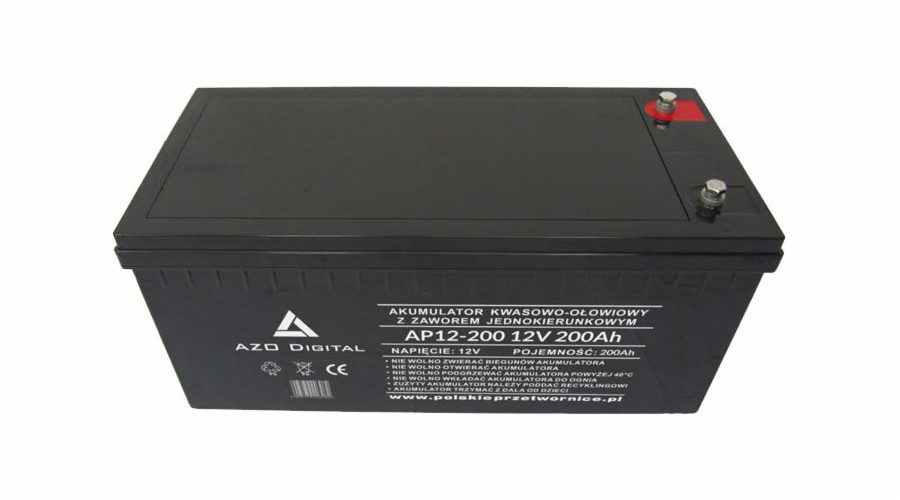 AZO VRLA AGM Baterie bez údržby AP12-200 12V 200AH