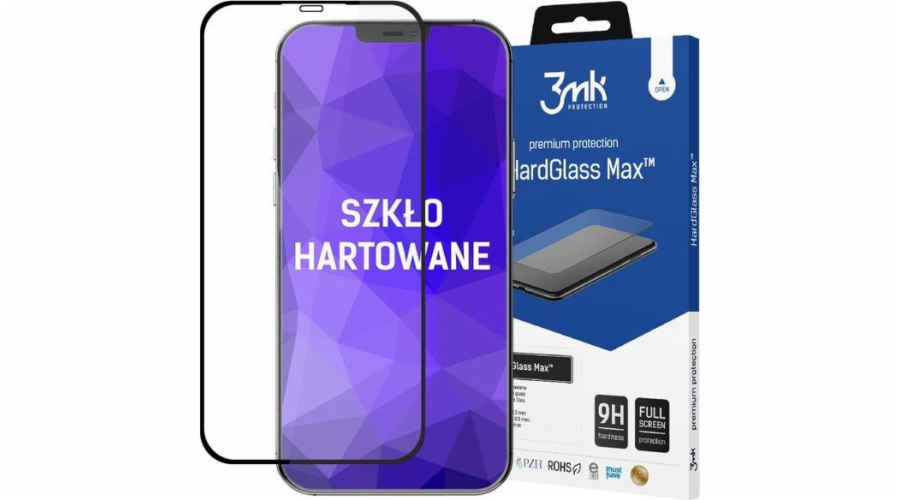 3MK 3MK Glass on the PardGlass Max Telefon pro Apple iPhone 12 Mini 5.4 Black Universal