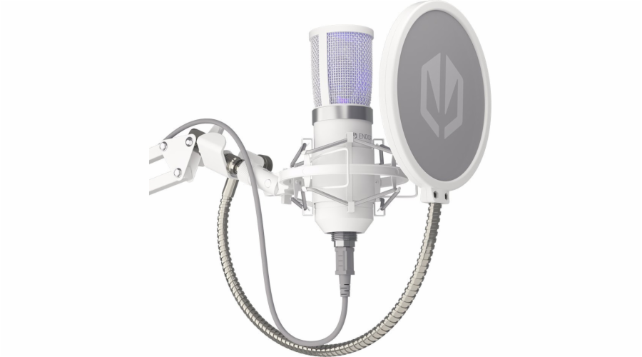 Endorfy mikrofon Solum Streaming OWH (SM950)/ streamovací / nastavitelné rameno / pop-up filtr / USB
