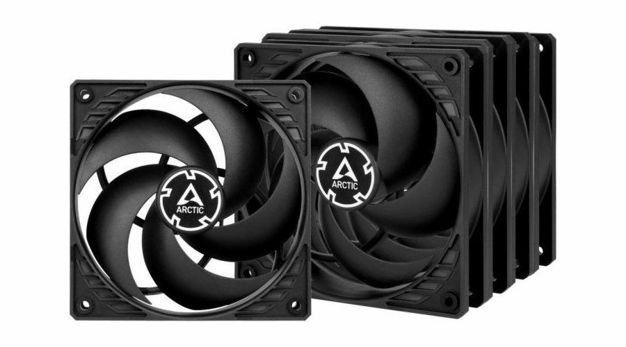 ARCTIC F12 PWM PST ACFAN00250A ARCTIC F12 PWM PST (5PCS Value Pack) (Black) - 120mm case fan with PWM control and PST cable - Pack