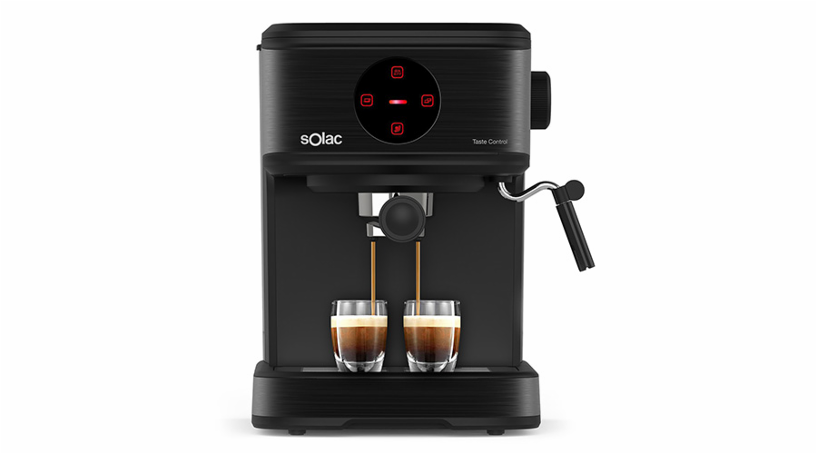 Espresso Solac, CE4498, 20 barů, dotykové ovládání, systém Extra Cream, automatické vypnutí, rozměry: 27 x 20,5 x 29, 850 W