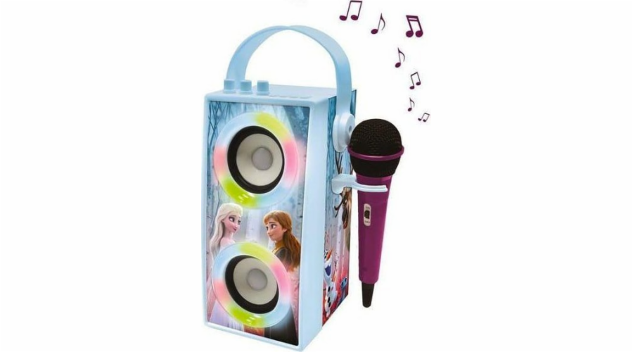 Lexibook Ice Land Karaoke: Bluetooth přenosný reproduktor + mikrofon