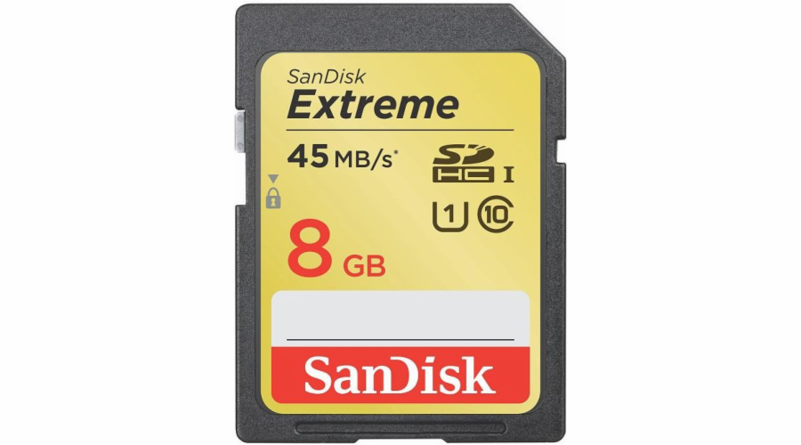 SanDisk Extreme SDHC 8GB class 10 SDSDX-008G-X46