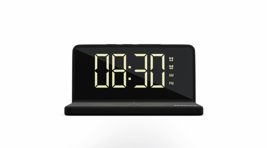 Mebus 25622 Digital Alarm Clock with wireless Charger