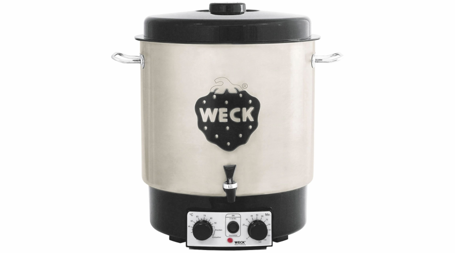 WECK Preserving Cooker Stainless Steel with Clock and Tap