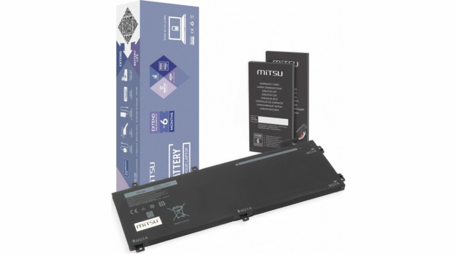 Battery Mitsu do Dell XPS 15 9550 - RRCGW 4910 mAh (56 Wh) 11.4 Volt