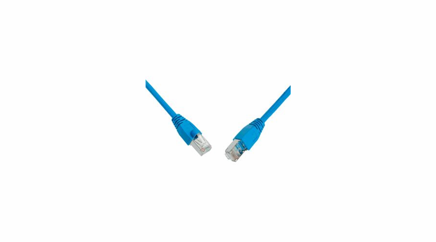 SOLARIX patch kabel CAT6 SFTP PVC 1m modrý snag-proof