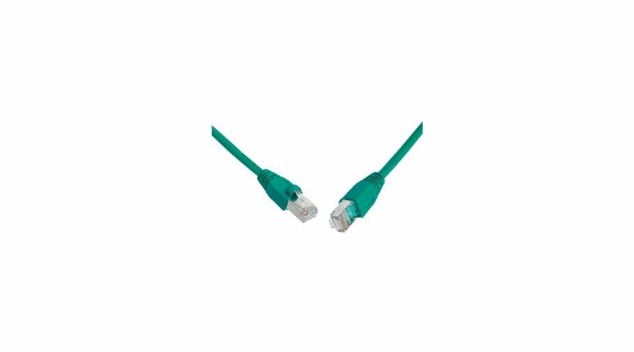 SOLARIX patch kabel CAT6 SFTP PVC 3m zelený