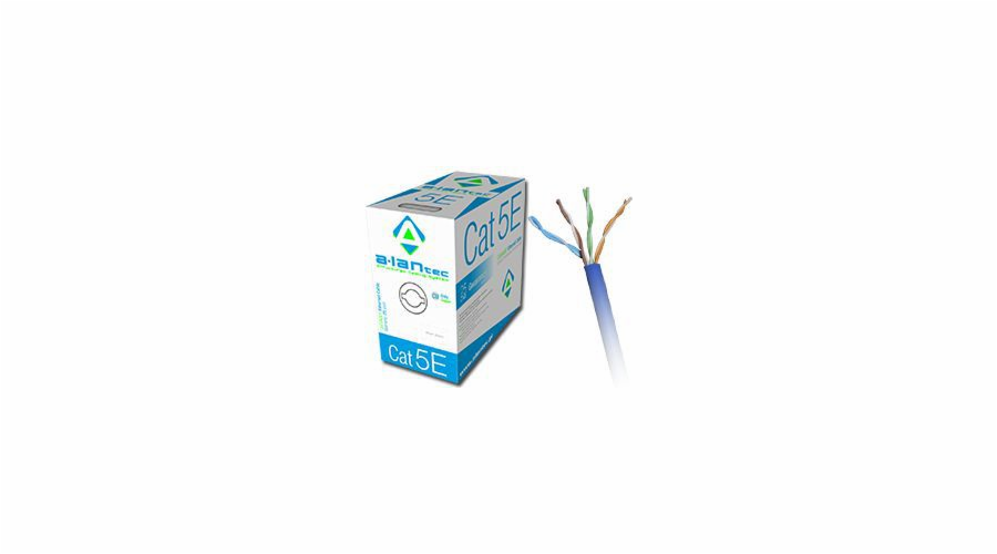 ALANTEC U/UTP cat.5e PVC Eca 4PR 305m cable (BLUE sheath)