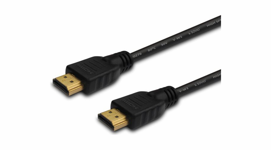Elmak HDMI - HDMI kabel 10m černý (SAVIO CL-34)