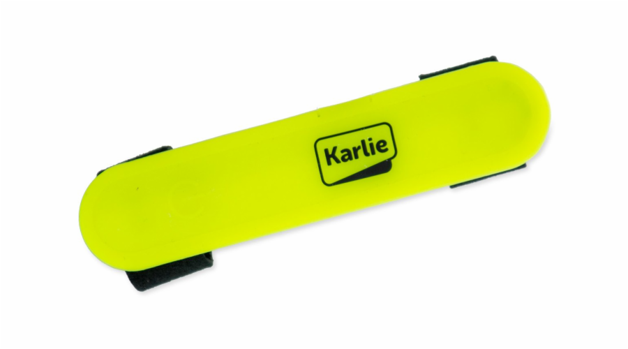 Karlie LED světlo na obojek, vodítko, postroj s USB nabíjením žluté 12x2,7cm