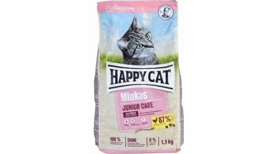Happy Cat Happy Cat Minkas Junior Care Drůbež 1,5 kg