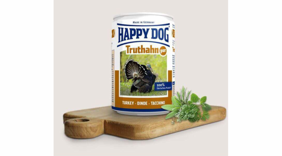 KONZERVA Happy Dog pro psy - TURECKO (Truthahn Pur) 400g