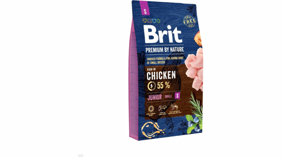 BRIT Premium by Nature S Junior - dry dog food - 8 kg