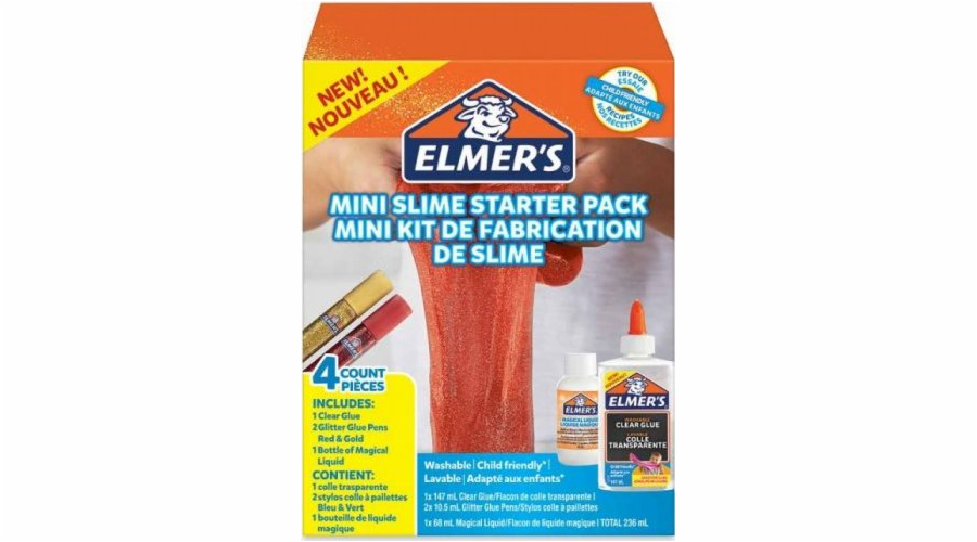 ELMER`S EVERYDAY Mini Slime Kit Gold & red