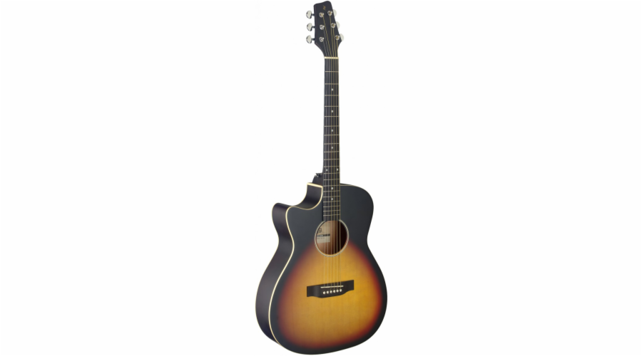 Stagg SA35 ACE-VS LH, elektroakustická kytara typu Auditorium, levoruká