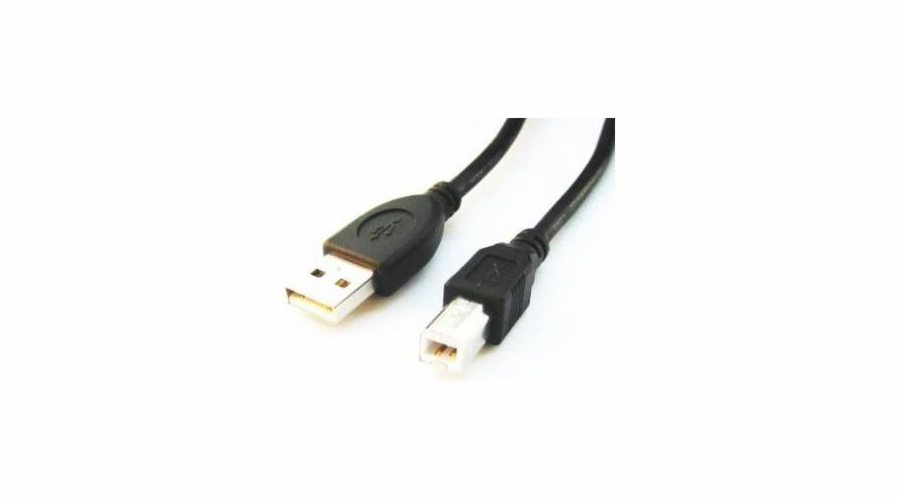 Kabel USB Equip propojovací A-B 3 m, šedý