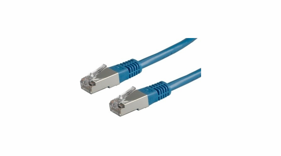 Patch kabel FTP Cat 6, 0,5m - modrý