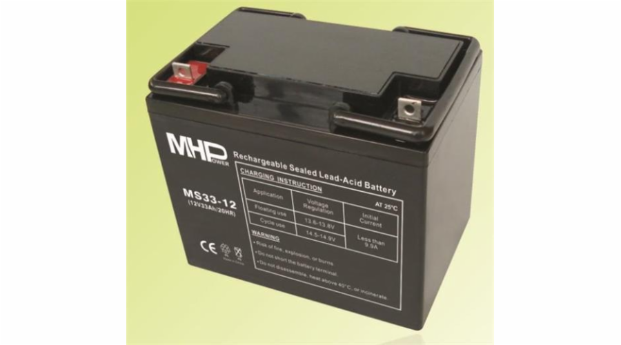 Baterie MHPower MS33-12 VRLA AGM 12V/33Ah