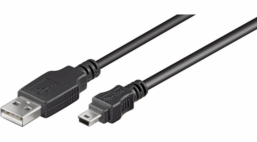 Goobay USB A – Micro USB kabel černý 3m (50768)