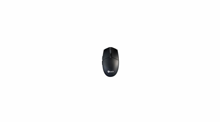 C-Tech WLM-06S-B myš, černo-grafitová, bezdrátová, silent mouse, 1600DPI, 6 tlačítek, USB nano receive