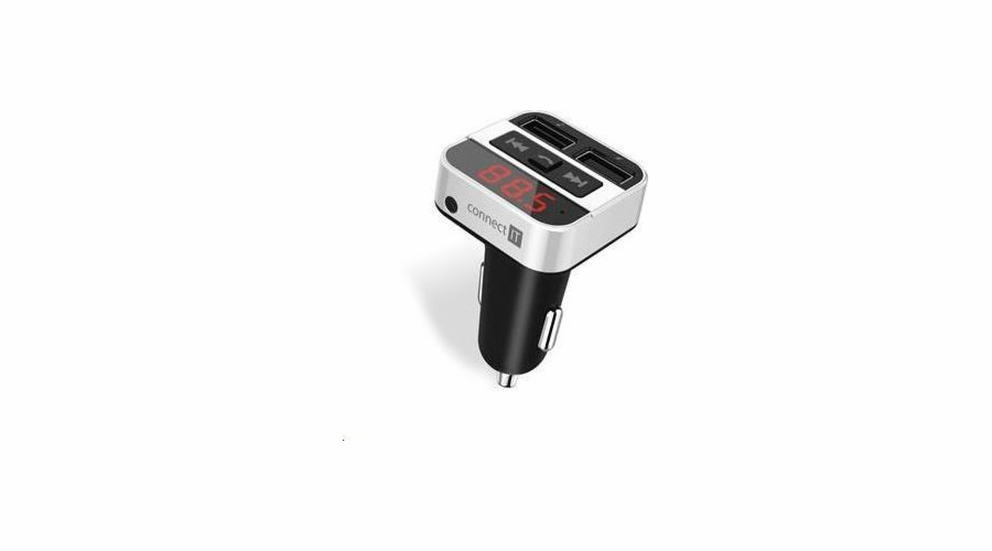 CONNECT IT InCarz Bluetooth transmitter silver