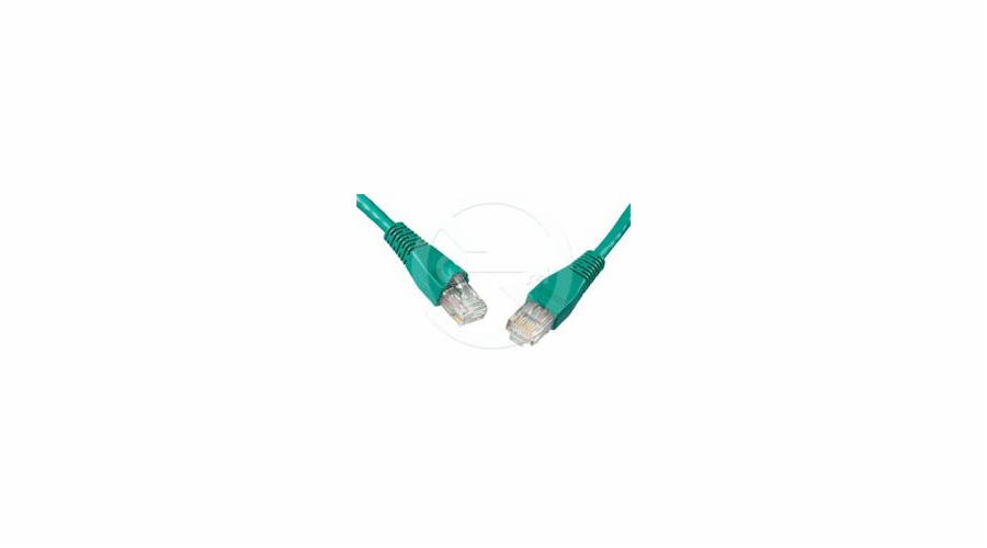 SOLARIX patch kabel CAT6 UTP PVC 3m zelený snag-proof