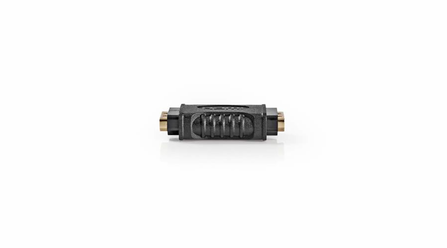 NEDIS adaptér HDMI/ zásuvka HDMI - zásuvka HDMI/ pozlacené konektory/ přímý/ černý/ box