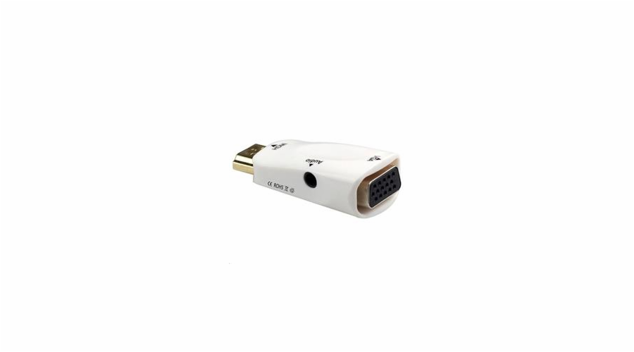 PremiumCord khcon-48 PremiumCord konvertor HDMI na VGA + audio/ bílý