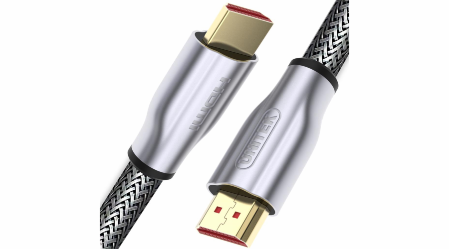UNITEK Y-C136RGY HDMI cable 1 m HDMI Type A (Standard) Silver Zinc