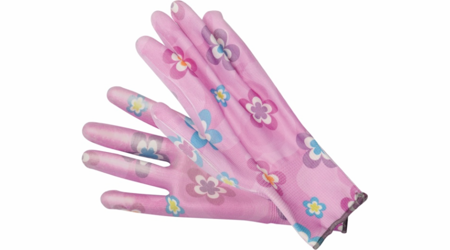 Pracovní rukavice růžové 9" TOYA