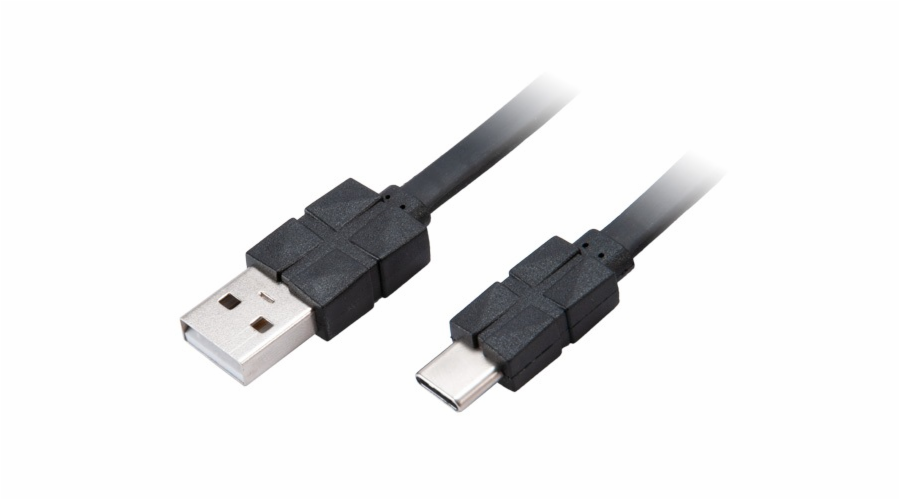 AKASA kabel PROSLIM USB 2.0 Type-C na Type-A, 100cm