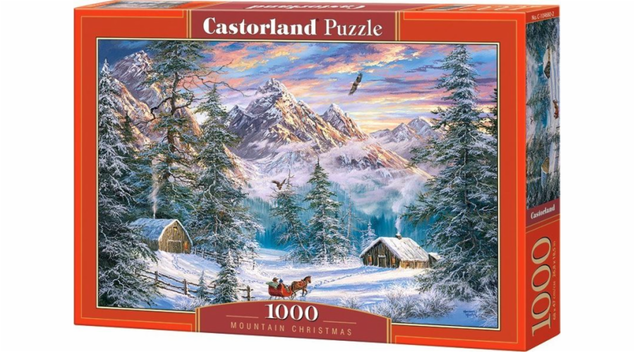 Castorland Puzzle 1000 prvků zima v horách
