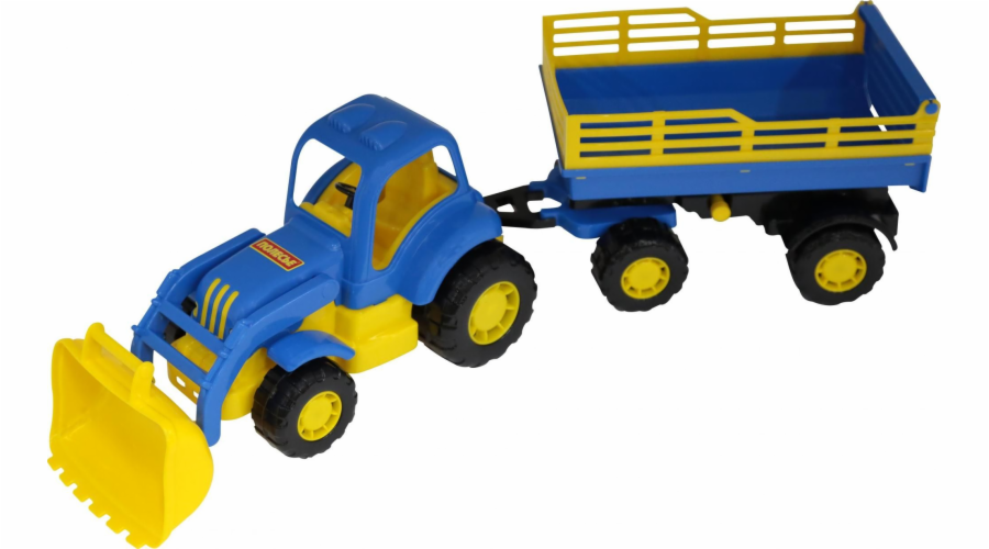 Traktor Polesie Osiłek s přívěsem č. 2 a lžící (44808)