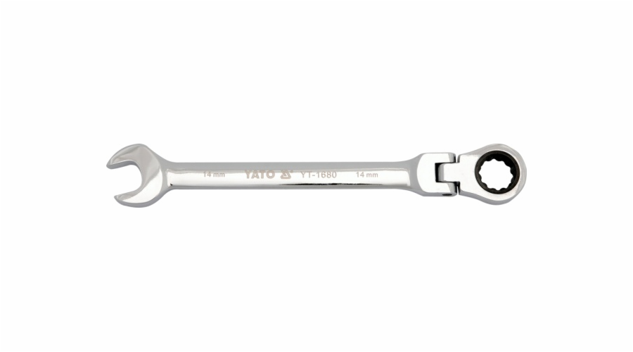 Yato kombinovaný klíč s ráčnou a kloubem 17 mm