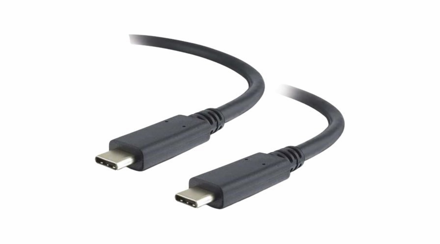 PremiumCord USB-C kabel ( USB 3.2 generation 2x2, 5A, 100W, 20Gbit/s ) černý, 0.5m