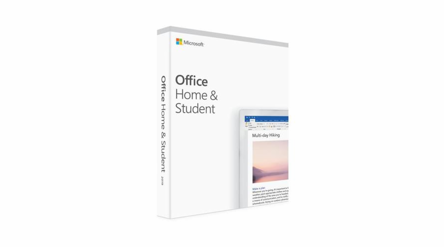 MS Office Home and Student 2019 EuroZone Medialess P6 (CZ)