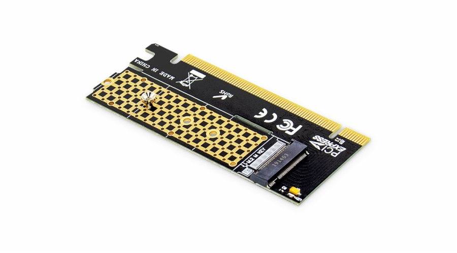 Digitus DS-33171 M.2 NVMe SSD PCIexpress Add-On karta x16 podporuje M Key, velikost 80,60,42 a 30 mm