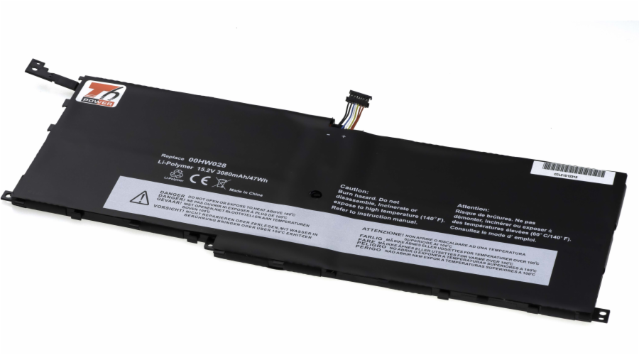T6 power NBIB0134 baterie - neoriginální Baterie T6 Power Lenovo ThinkPad X1 Carbon 4th Gen, X1 Yoga, 3080mAh, 47Wh, 4cell, Li-Pol