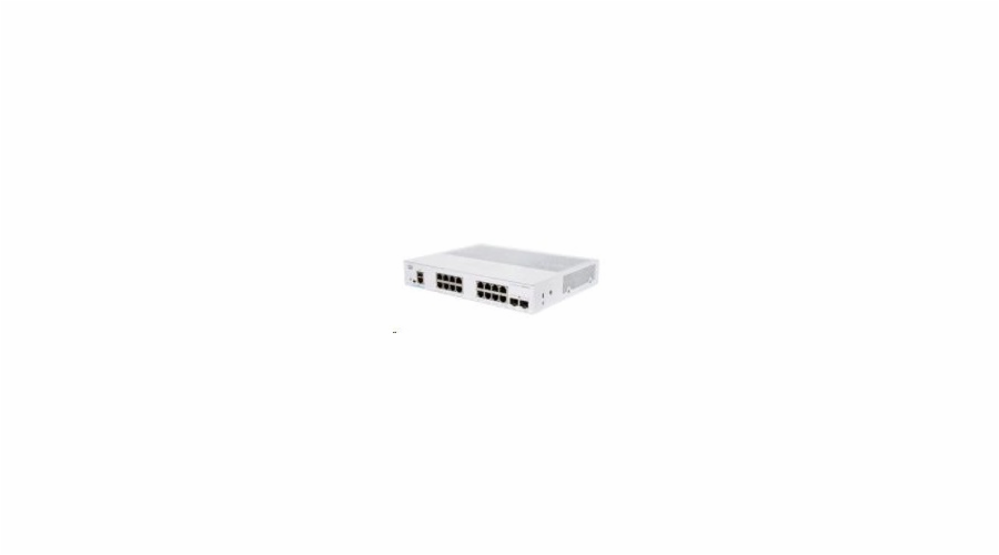 Cisco switch CBS350-16T-E-2G, 16xGbE RJ45, 2xSFP, fanless