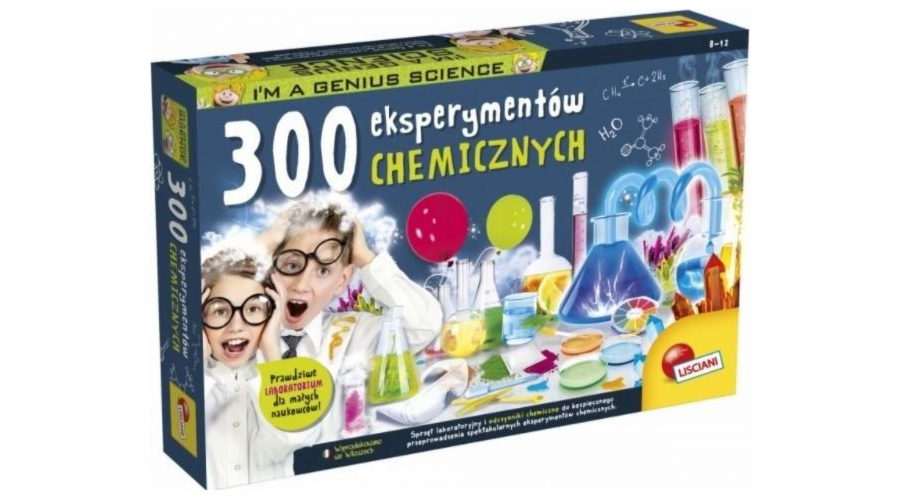 Lisciani Im A Genius Science Kit 300 chemických experimentů