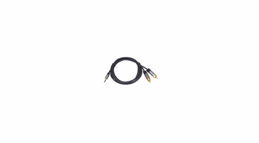 PREMIUMCORD kabel, Jack 3.5mm-2xCINCH M/M 1,5m