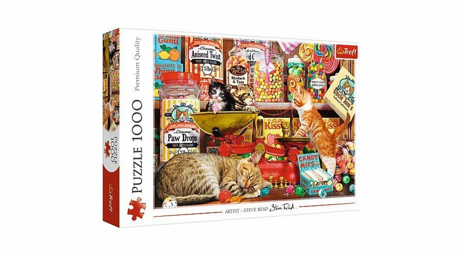 Trefl Puzzle 1 000 dílků Kočičí sladkosti