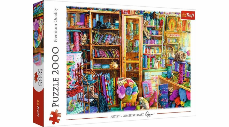 Puzzle Trefl 2000 ks. Kočičí ráj