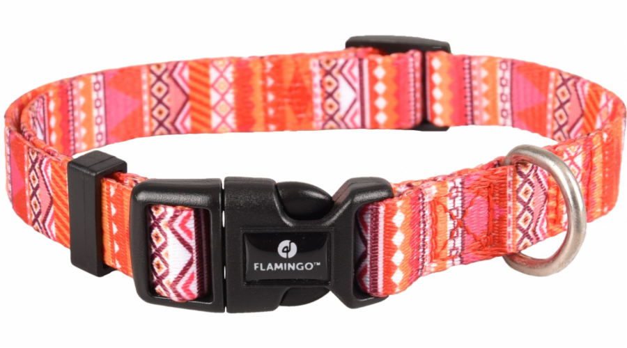 Flamingo Obojek pro psy nylon SYB 30-45cmx15mm