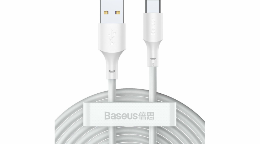 Baseus TZCATZJ-02 USB cable 1.5 m USB A USB C White